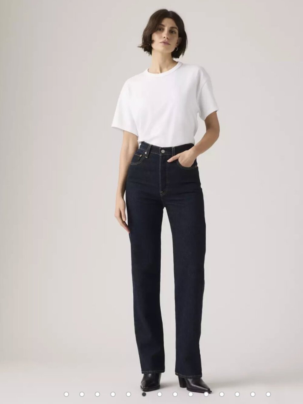 NWT Levi's Ribcage Straight Full Length Women's Jeans - 27